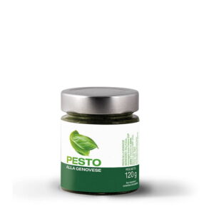 Vasetto di pesto alla genovese artigianale in vetro Fiorini