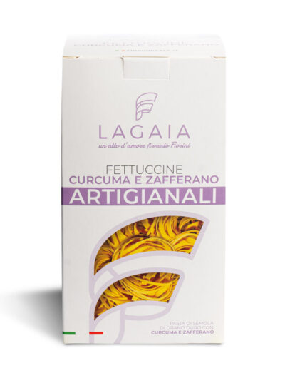 Packaging Fettuccine Curcuma e Zafferano